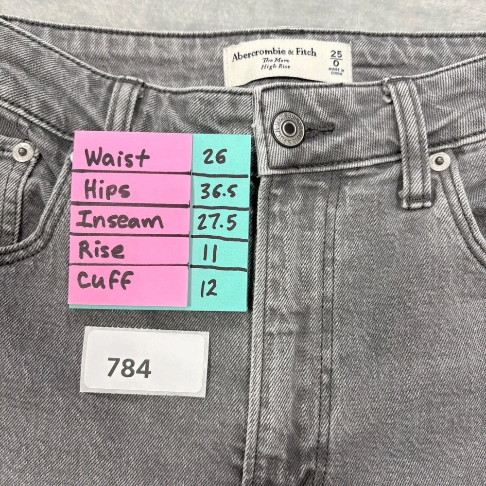 Abercrombie & Fitch measurements waist